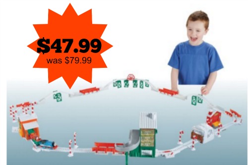 Fisher-Price Thomas the Train TrackMaster Holiday Cargo Delivery Set iheartthemart.com