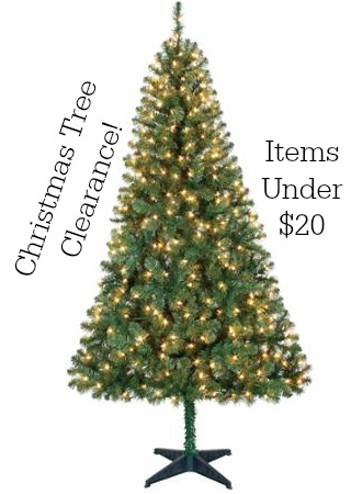 christmas tree clearance