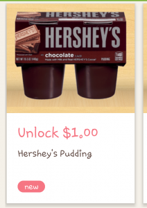 Hersheys Pudding ibotta