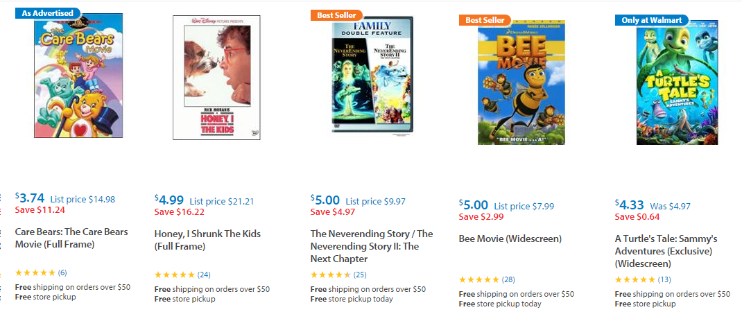 movies clearance