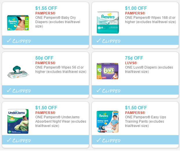 pampers coupons