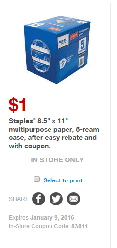 staples