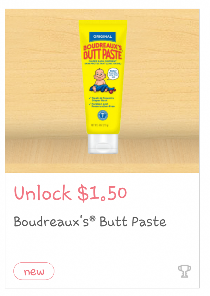 Boudreaux's but paste ibotta