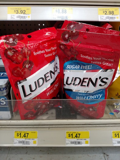 Ludens Cough Drops at Walmart