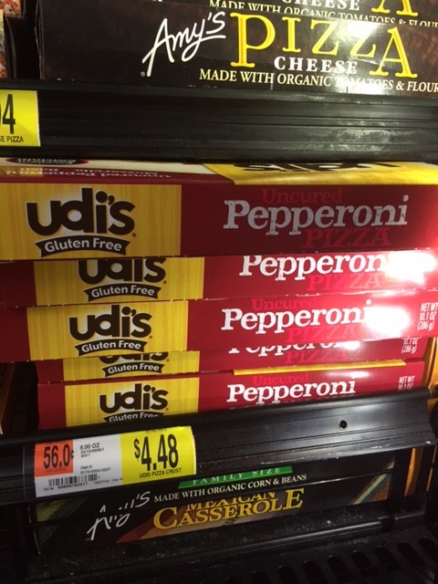 Udi Frozen Pizza at Walmart