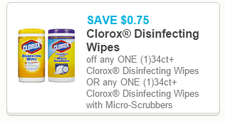 clorox wipes coupon