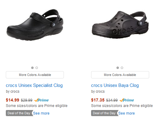 amazon prime day crocs