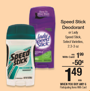 speed stick kroger