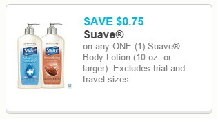 suave lotion coupon