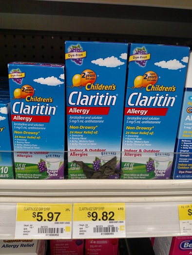 Claritin 2oz and 4 oz Kids