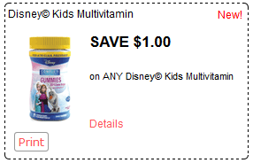 disney vitamin coupon