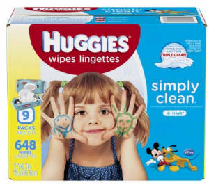 huggies simply clean wipes