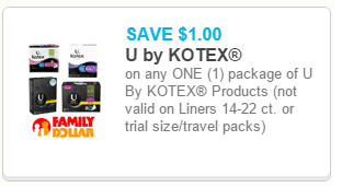 kotex coupon
