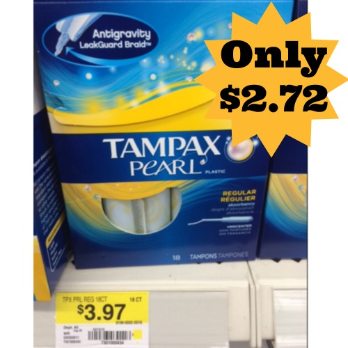 Tampax pearl printable coupons