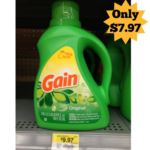 Gain laundry soap Iheartthemart.com