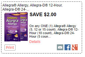 allegra coupon