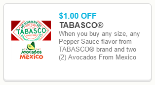 tabasco coupon