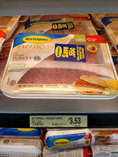 Butterball Ground Turkey 1lbs