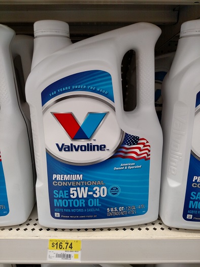 Valvoline Conventional 5qt