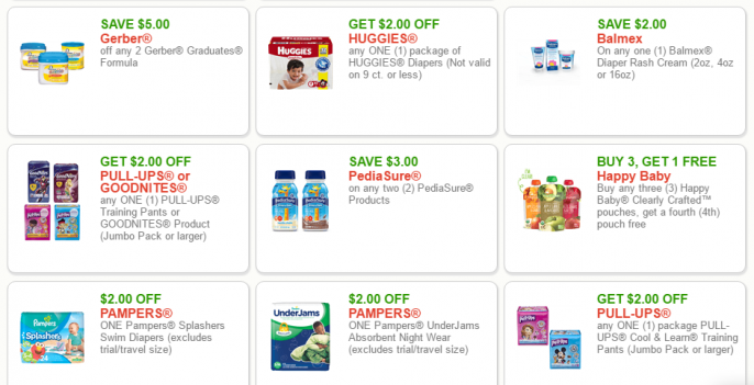 baby coupons