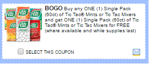 tic tac coupons