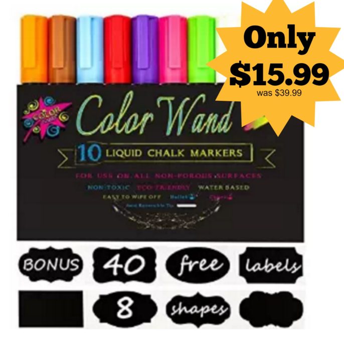 color wand chalk markers