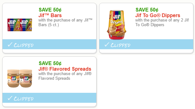 Jif coupons $ off. $ off Jif Power Ups chewy granola bar or creamy cluster products ($/1) when you redeem this coupon at ShopRite (registered Price Plus Club members only) Expires Dec. 29,