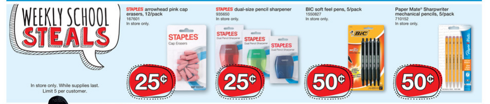 staples back to school