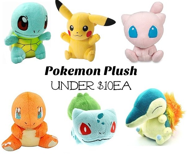 Pokemon Plush Toys Under $10 (Some are 