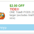 Hot $2 off Tide Pods Coupon + Walmart Match Up