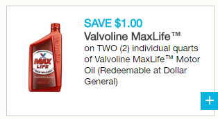 valvoline coupon