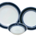 Mainstays Banded 12-Piece Dinner Set only $9.97