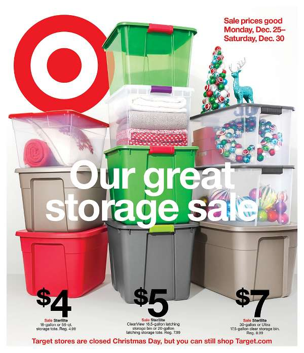 plastic storage bins on sale
