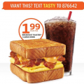 Sonic Breakfast Toaster and a Large Drink only $1.99 Through Friday
