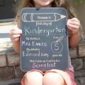 Personalized “First Day of School” Chalkboard only $9.99 (was $32.99)