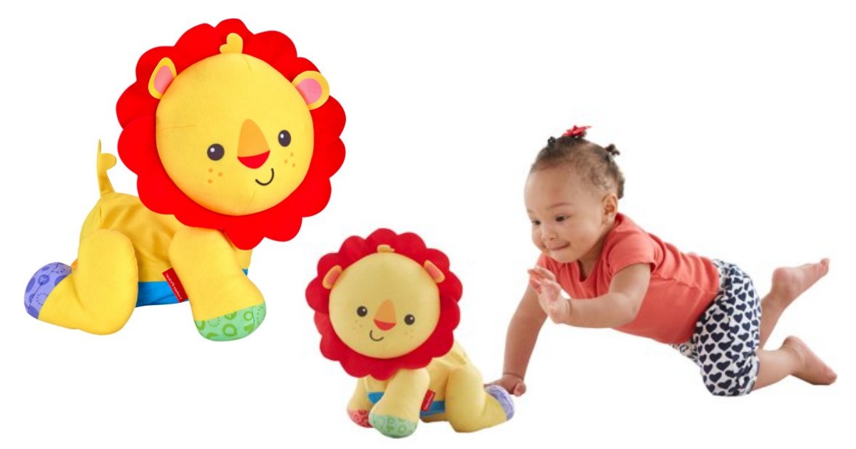 fisher price touch and crawl lion