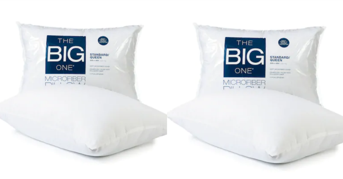 kohls big one pillow