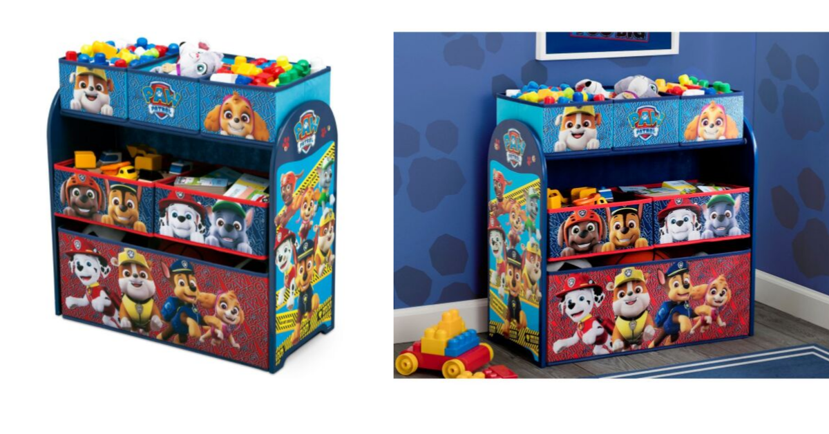 paw patrol bin organizer