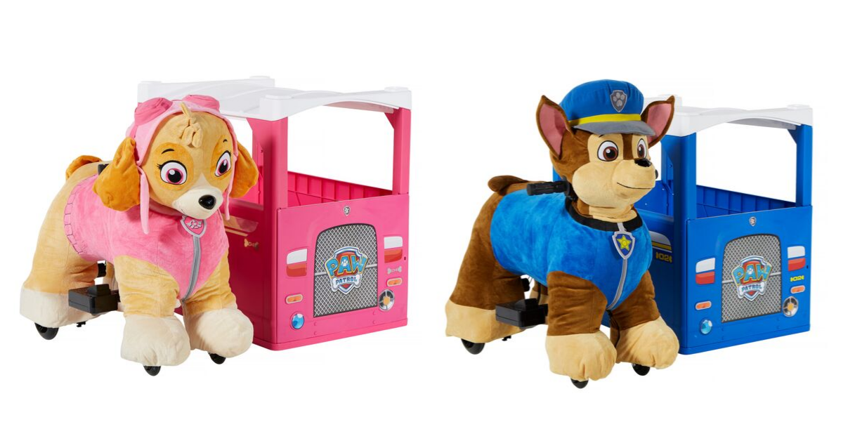 paw patrol plush ride on walmart