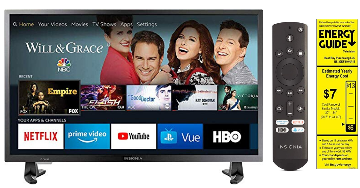 Insignia 32″ 720p HD Smart LED Fire TV Edition Under $100 ~Amazon Black Friday ~ Limited Time Offer!